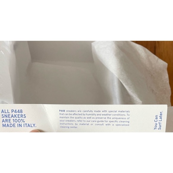 P448 Italian High Top Can Surf Later Star BS Panama Sneaker Size 37 / US 7 NWB - Picture 5 of 12